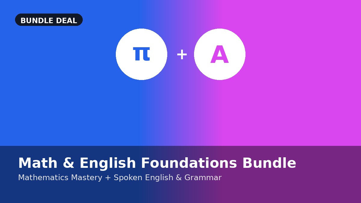 Math & English Foundations Bundle
