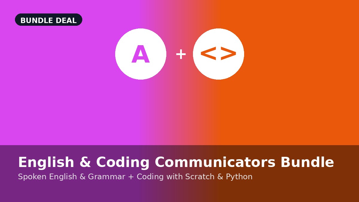 English & Coding Communicators Bundle