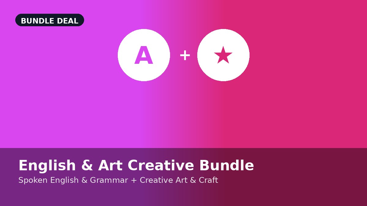 English & Art Creative Bundle