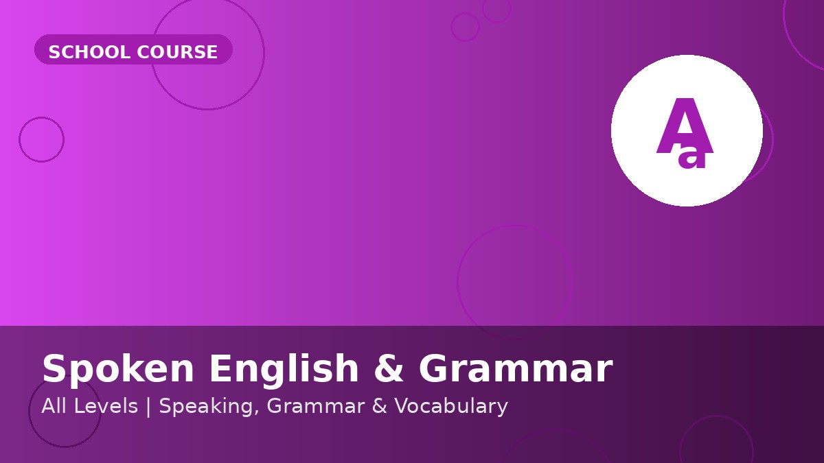 Spoken English & Grammar Mastery