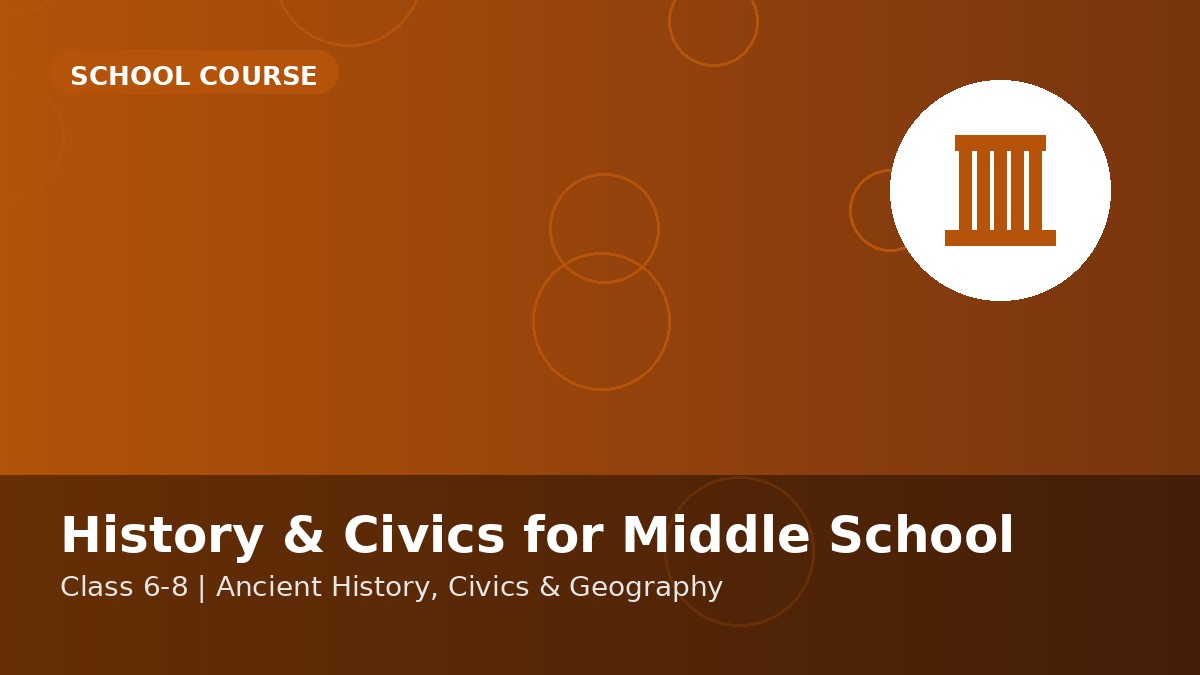 History & Civics for Middle School