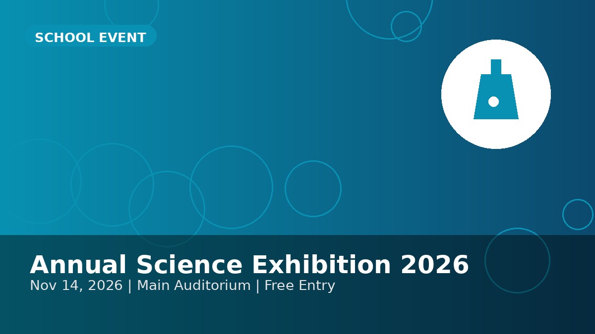 Annual Science Exhibition 2026