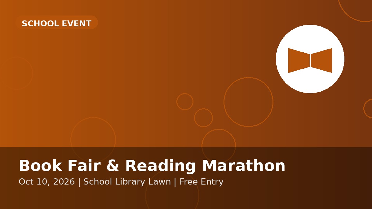 Book Fair & Reading Marathon