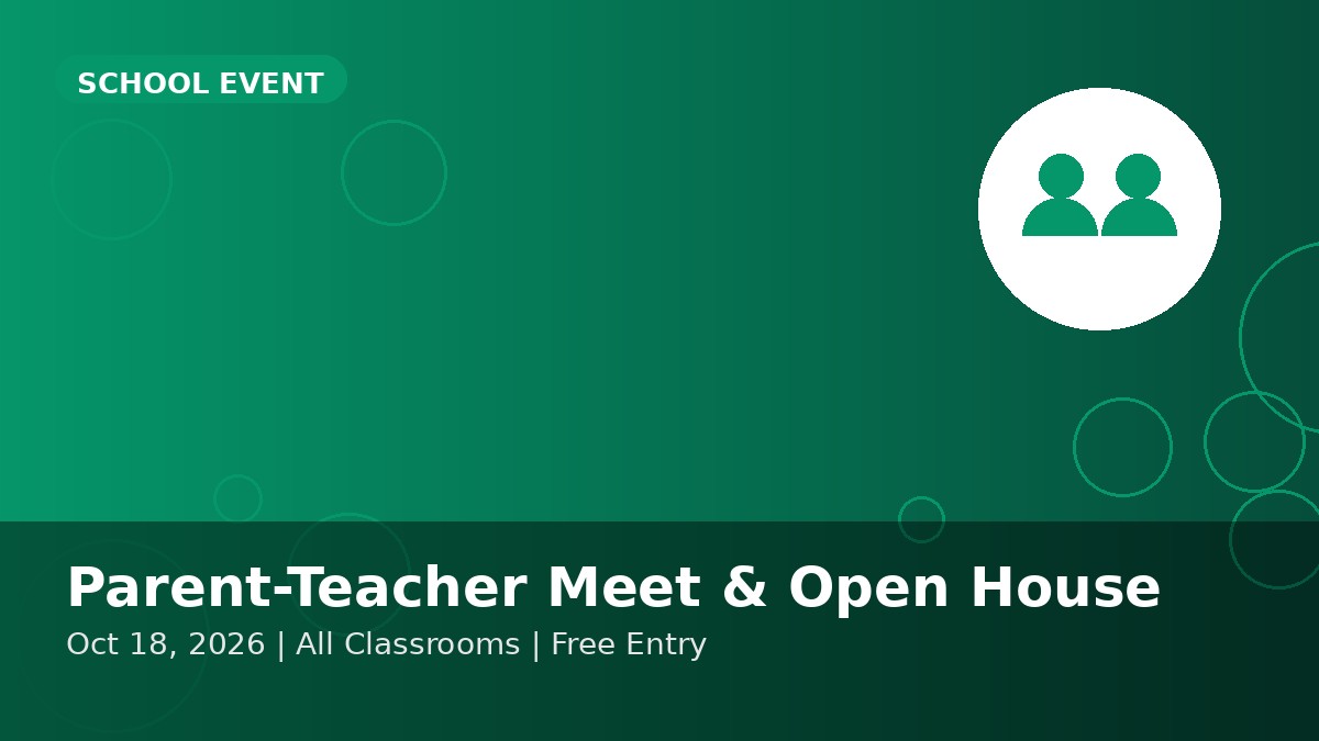 Parent-Teacher Meet & Open House